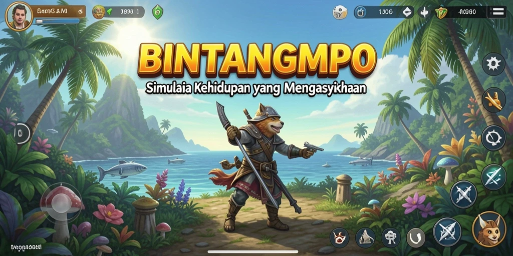 Tampilan gameplay BINTANGMPO yang imersif dan menarik.