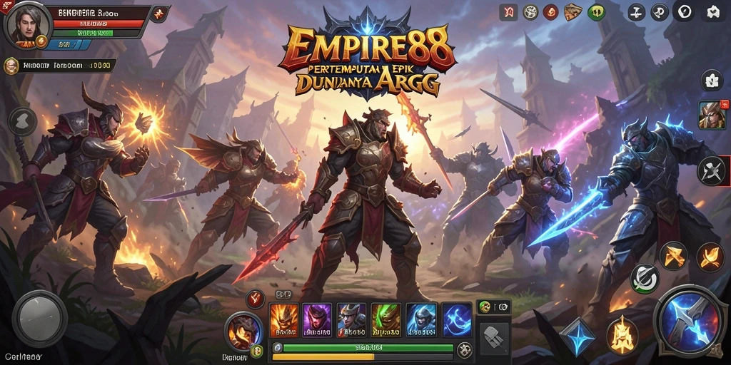 Gameplay menarik EMPIRE88 dengan pertarungan ARPG yang dinamis.