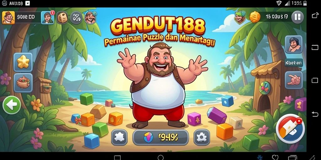 Tampilan gameplay GENDUT188 dengan berbagai puzzle menarik.